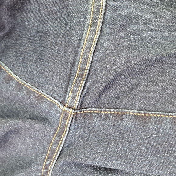 New AVA & VIV Skinny Dark Wash Stretch Blue Jeans Size 22W Inseam 27.5 - Picture 13 of 16